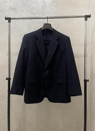 Мужской пиджак классический daks темно синий