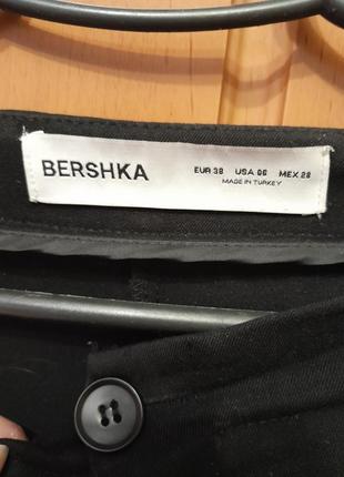 Брюки черные s-m bershka2 фото