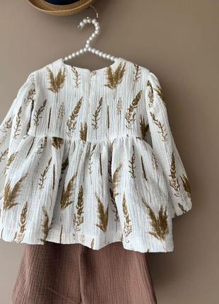 Блуза муслиновая