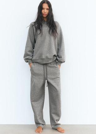 Костюм оверсайз zara з шимером zara