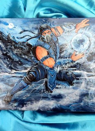 Саб зиро мортал комбат картина  sub zero mortal kombat