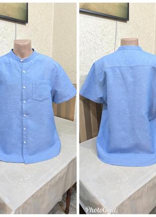 Льняна сорочка. f&f. linen blend.