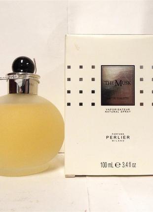 Perlier the musk eau de toilette spray 100 мл італія