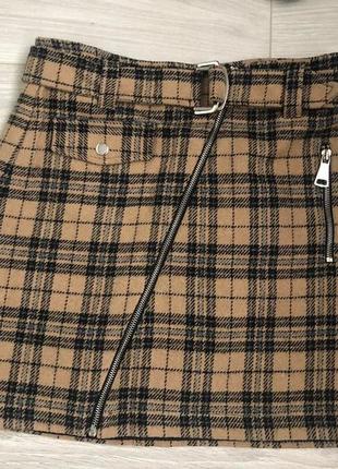 Юбка в клетку