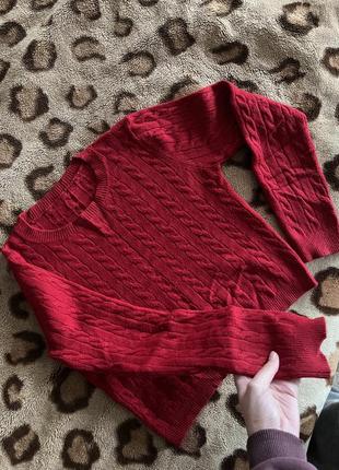 Светр укорочений