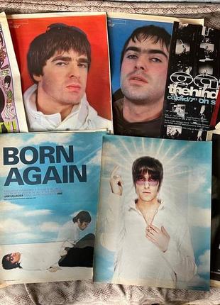 Страницы из журналов nme с группой oasis + постер
