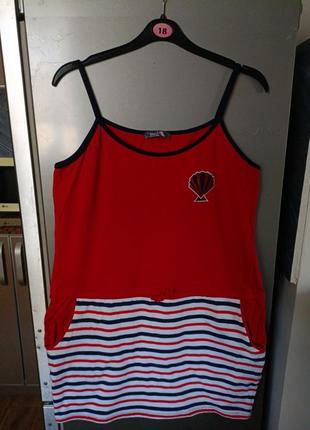 Сарафан, 50/52р, длина 88, грудь 100 -106см, талия 100-102 бедра 108-110см, красиво тянется