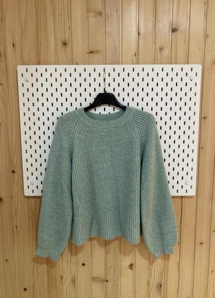 Бирюзовый свитер m&co xs-s