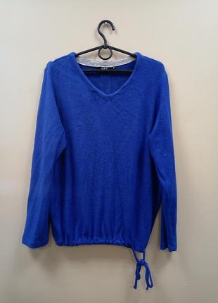 Синий свитер с полоской sure 2