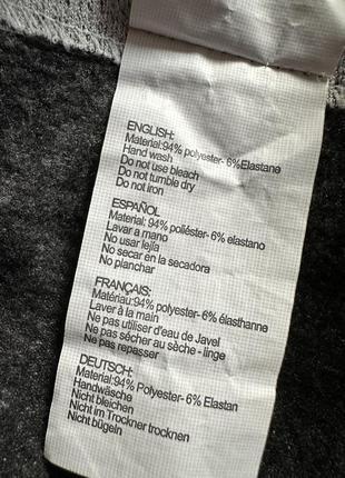 Теплые термо лосины принт джинс на флисе6 фото