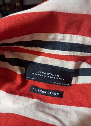 Рубашка котон льон 4