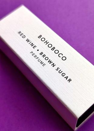Bohoboco red wine brown sugar парфум унісекс 2 ml (оригінал)