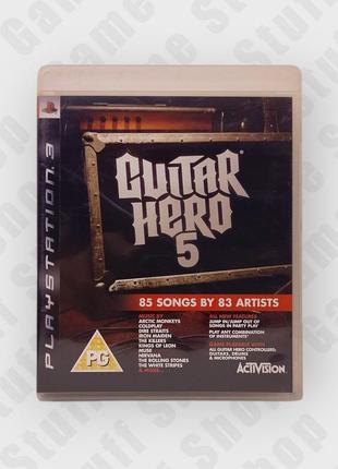 🔘 диск з грою guitar hero 5 (playstation 3) 🔘