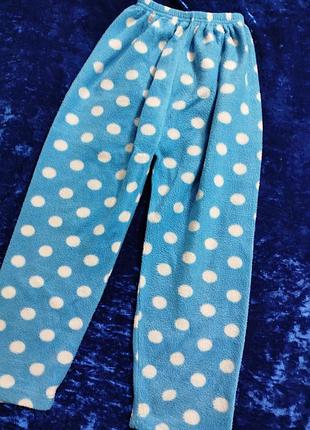 Теплі флісові піжамні, домашні штани 🍒