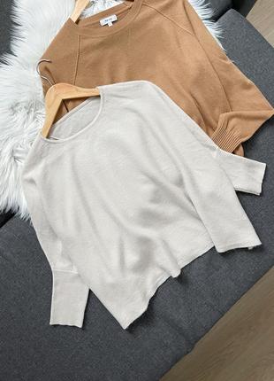 Джемпер разлетайка шерсть кашемір