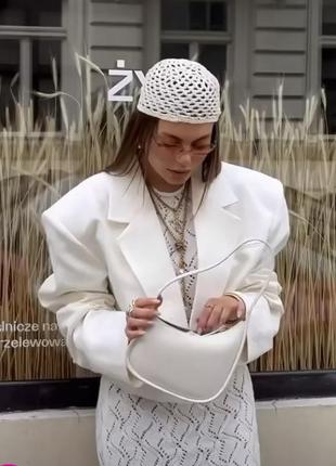 Вязаная шапочка кроше сетка, бандана вязаная, чепчик вязаный женский летний из хлопка ручной работы (в наличии)