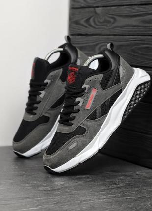Кроссовки reebok classic leather grey  🔥🔥🔥