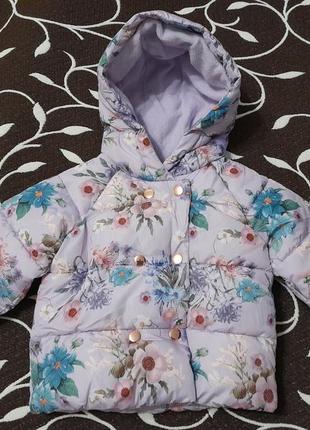 Куртка демисезонная  на девочку 6-9 месяцев, фирмы tu