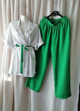 Літній костюм змішаний льон