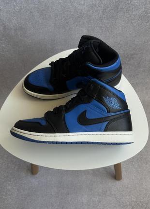 Кроссовки мужские air jordan 1 mid shoes SHOES/blue dq8426-042