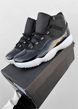 player air jordan 11 retro jubilee 25th anniversary "black"