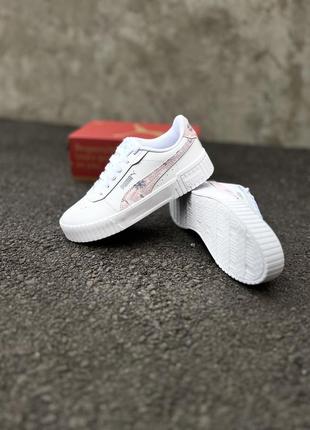 Кожаные кроссовки puma carina. оригинал.