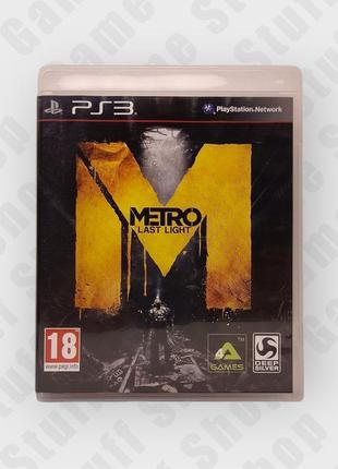 🔘 диск с игрой metro last light (playstation 3) 🔘