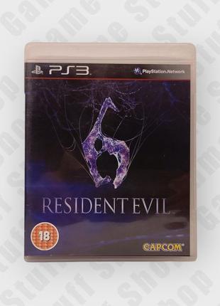 🔘 диск с игрой resident evil 6 (playstation 3) 🔘