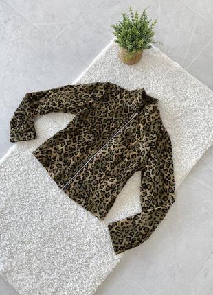Куртка леопардова topshop s/m