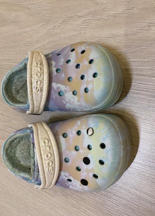 Утеплені сабо crocs c9