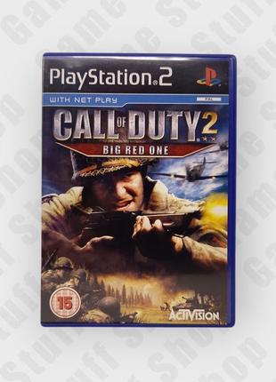 🔘 диск с игрой call of duty 2 big red one (playstation 2) 🔘