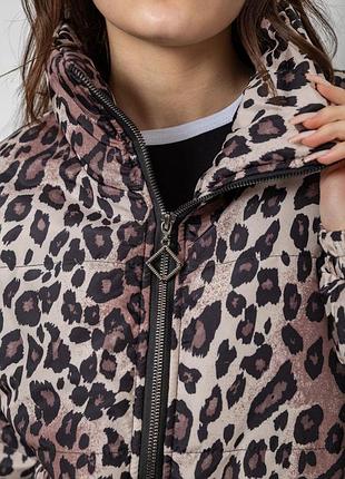 Куртка женская демисезонная, цвет леопардовый, 102r5273-1
