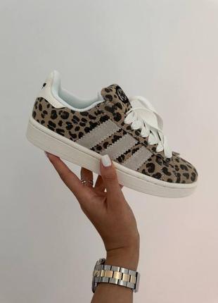 👟 кроссовки adidas campus leopard / наложка bs👟