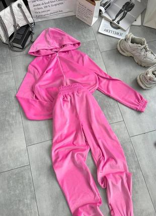 Костюм велюровый7 фото