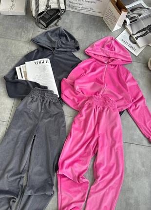 Костюм велюровый8 фото