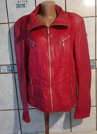 Кожаная куртка жакет broch leather