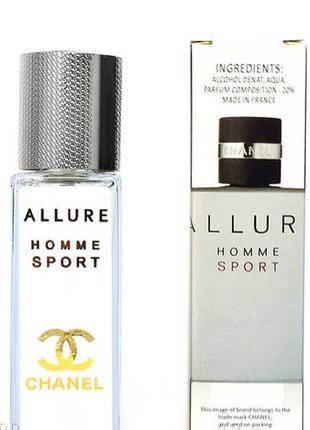 Чоловічий тестер люкс allure homme sport, 40 мл, франція