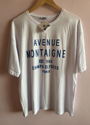 Белая базовая футболка