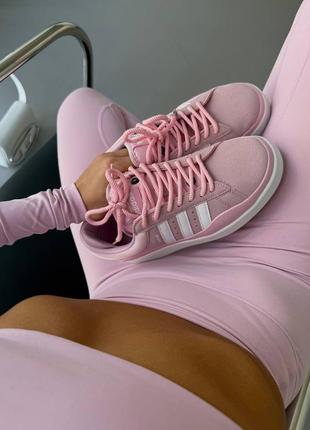 Кросівки adidas campus x bad bunny pink white