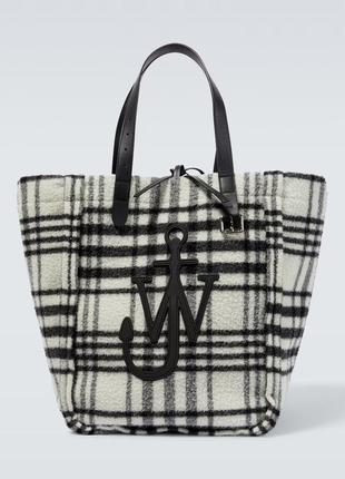 Сумка тоут в клітинку jw anderson оригінал