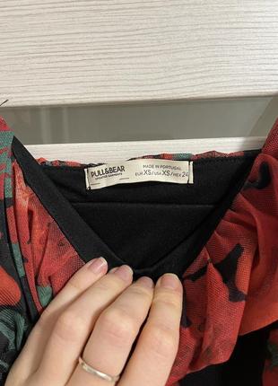 Нова міні червона сукня xs size4 фото