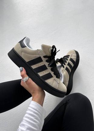 👟 кроссовки adidas campus grey black / наложка bs👟