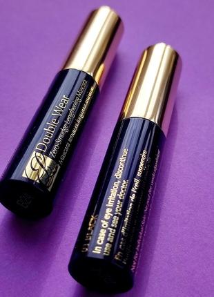 Estee lauder double wear zero-smudge lengthening mascara стойкая тушь с эффектом удлинения 2,8 ml (оригинал)
