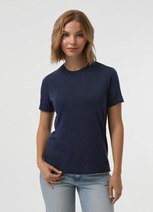 🎀 базовая длинная синяя футболка 🎀