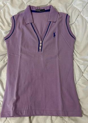Поло polo ralph lauren logo cotton blend hoodie
