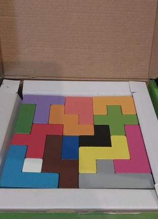 Деревянная детская 3d головоломка