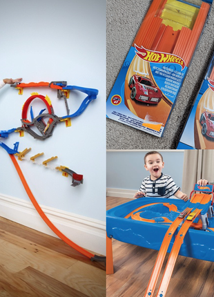 😱🔥‼️2 набори🏎️ автотрек hot wheels track builder набор дорожек для трассы хот вилс