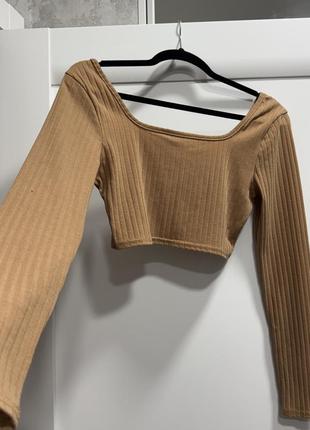 Кроп топ водолазка