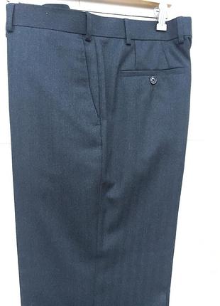 Брюки классические austin reed темно-серые в полоску 100% шерсть (48-50, л-ка)