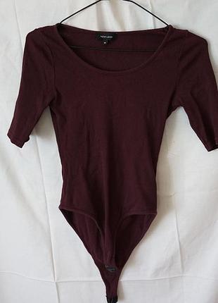 Бордовый боди